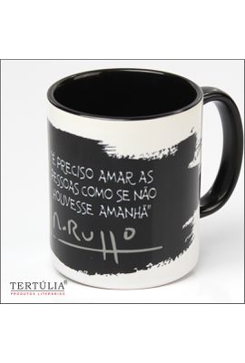 CANECA RENATO RUSSO PAIS E FILHOS - Preta - Tertúlia Produtos Literários