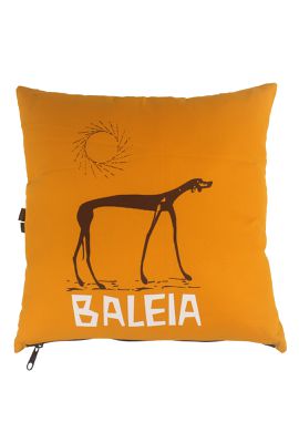 CAPA DE ALMOFADA BALEIA - Amarela - Tertúlia Produtos Literários