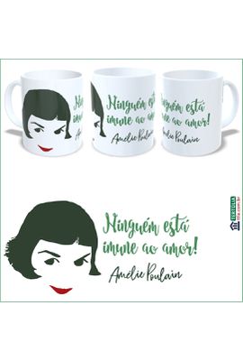 CANECA AMÉLIE POULAIN - Branca - Tertúlia Produtos Literários