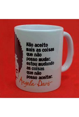 Caneca Angela Davis - Tertúlia Produtos Literários