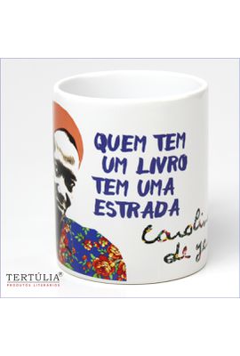 CANECA CAROLINA DE JESUS - Branca - Tertúlia Produtos Literários