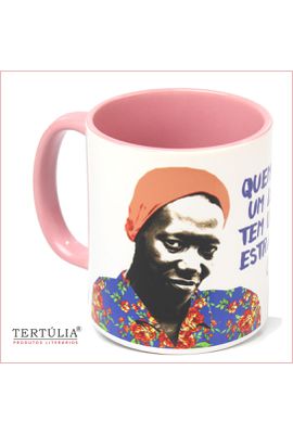 CANECA CAROLINA DE JESUS - Rosa - Tertúlia Produtos Literários