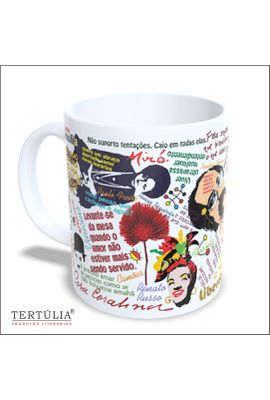 CANECA COLETÂNEA - Branca - Tertúlia Produtos Literários