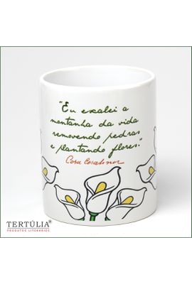 CANECA CORA CORALINA MONTANHAS - Branca - Tertúlia Produtos Literários