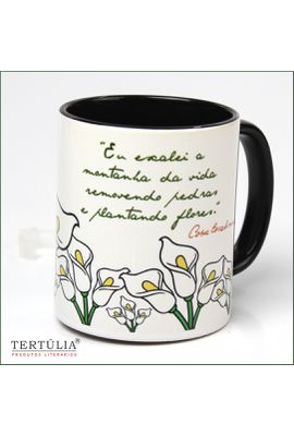 CANECA CORA CORALINA MONTANHAS - Preta - Tertúlia Produtos Literários