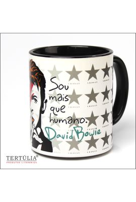 CANECA DAVID BOWIE - Preta - Tertúlia Produtos Literários