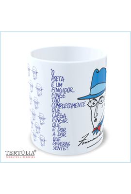 CANECA PESSOA - FINGIDOR - Branca - Tertúlia Produtos Literários