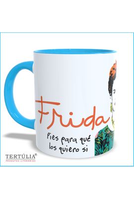 CANECA FRIDA - PIÉS - Azul Claro - Tertúlia Produtos Literários