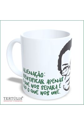 CANECA MILTON SANTOS - Branca - Tertúlia Produtos Literários