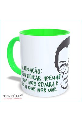 CANECA MILTON SANTOS - Verde - Tertúlia Produtos Literários