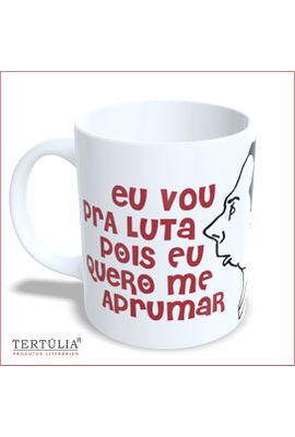 CANECA NOEL ROSA COM QUE ROUPA? - Branca - Tertúlia Produtos Literários