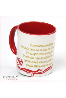 Caneca Ogum - Vermelha - Tertúlia Produtos Literários