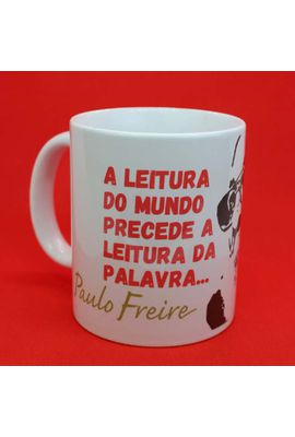 Caneca Paulo Freire Leitura - Tertúlia Produtos Literários