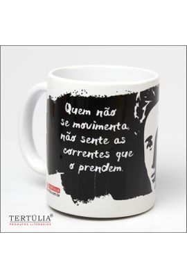 CANECA ROSA LUXEMBURGO - Branca - Tertúlia Produtos Literários