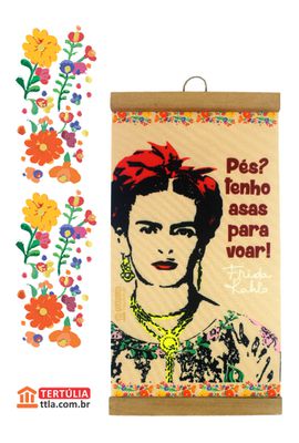 FLÂMULA FRIDA PÉS - Cru - Tertúlia Produtos Literários