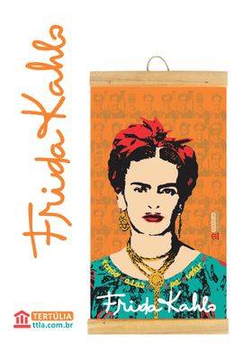 FLÂMULA FRIDA - Laranja - Tertúlia Produtos Literários