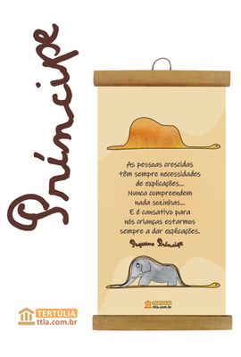 FLÂMULA PEQUENO PRÍNCIPE CHAPÉU - Cru - Tertúlia Produtos Literários