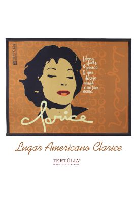 LUGAR AMERICANO CLARICE - Marrom - Tertúlia Produtos Literários