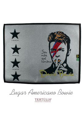 LUGAR AMERICANO DAVID BOWIE ESTRELAS- Prata - Tertúlia Produtos Literários