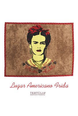 Lugar Americano Frida Kahlo - Marrom - Tertúlia Produtos Literários