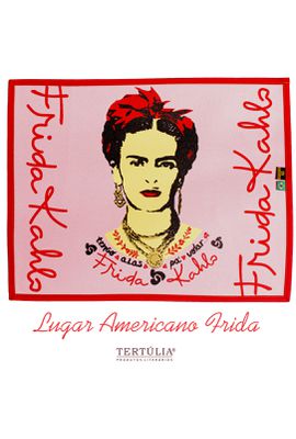 LUGAR AMERICANO FRIDA KAHLO - Rosa - Tertúlia Produtos Literários