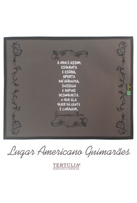 LUGAR AMERICANO GUIMARÃES ROSA - Cinza - Tertúlia Produtos Literários