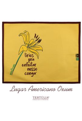 LUGAR AMERICANO OXUM - Amarelo - Tertúlia Produtos Literários