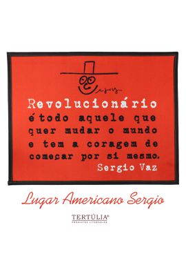 LUGAR AMERICANO SERGIO VAZ - Vermelho - Tertúlia Produtos Literários