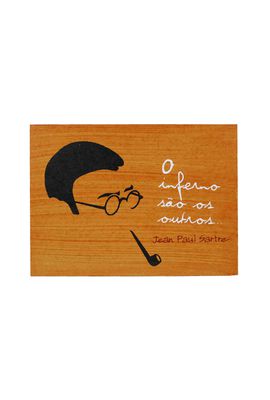 Quadrinho Sartre Inferno - Tertúlia Produtos Literários