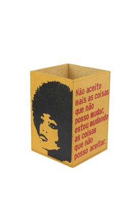 Porta-lápis Angela Davis - Tertúlia Produtos Literários