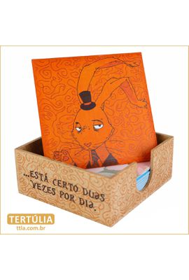 PORTA-RECADOS MUNDO ALICE - LEBRE - Tertúlia Produtos Literários