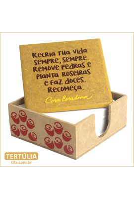 PORTA-RECADOS CORA CORALINA - Tertúlia Produtos Literários