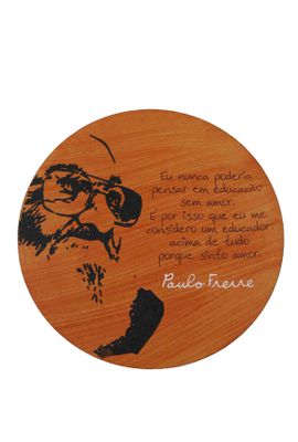 Quadrinho Redondo Paulo Freire Educação - Tertúlia Produtos Literários