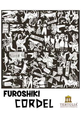FUROSHIKI CORDEL - PRETO - 70x70cm - Tertúlia Produtos Literários