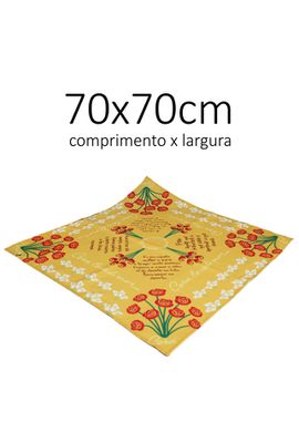 FUROSHIKI CORA - Amarelo - 70x70cm - Tertúlia Produtos Literários