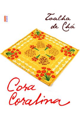 Toalha de Chá - Cora Coralina 32x32cm - Tertúlia Produtos Literários