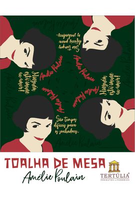 Toalha de Mesa Amelie - Verde - Tertúlia Produtos Literários