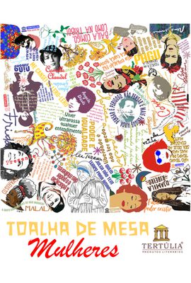 TOALHA DE MESA MULHERES - Branca - Tertúlia Produtos Literários