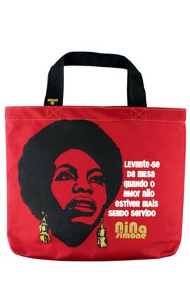 BOOK BAG NINA SIMONE - VERMELHA - Tertúlia Produtos Literários