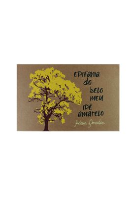 Cartaz Aldravia Ipê - Tertúlia Produtos Literários