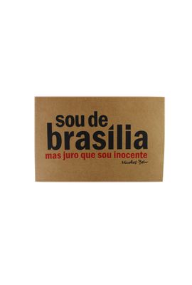 Cartaz Nicolas Behr Brasília - Tertúlia Produtos Literários