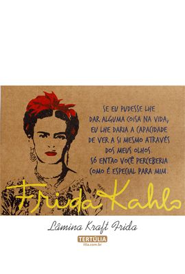 Lâmina Frida Kahlo Olhos - Tertúlia Produtos Literários