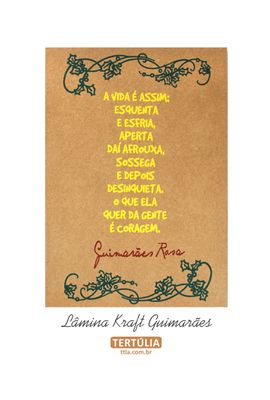 Lâmina Guimarães Rosa - Tertúlia Produtos Literários