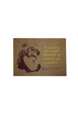 Lâmina Paulo Freire Leitura - Tertúlia Produtos Literários