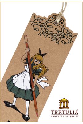 MARCADOR DE PÁGINA TERTÚLIA - Mundo Alice - Tertúlia Produtos Literários