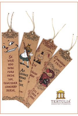 MUNDO ALICE - Combo Marcador de Página - Tertúlia Produtos Literários