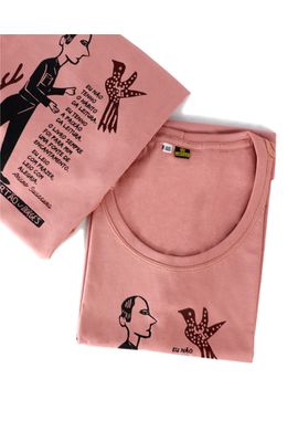 Babylook Ariano Suassuna - Goiaba - Tertúlia Produtos Literários