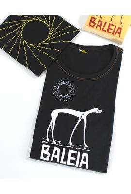 BABYLOOK BALEIA - Preta - Tertúlia Produtos Literários