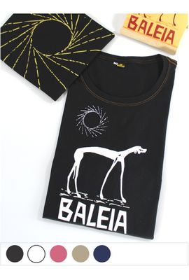 BABYLOOK BALEIA - Preta - Tertúlia Produtos Literários
