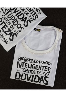 BABYLOOK CHARLES BUKOWSKI - Branca - Tertúlia Produtos Literários
